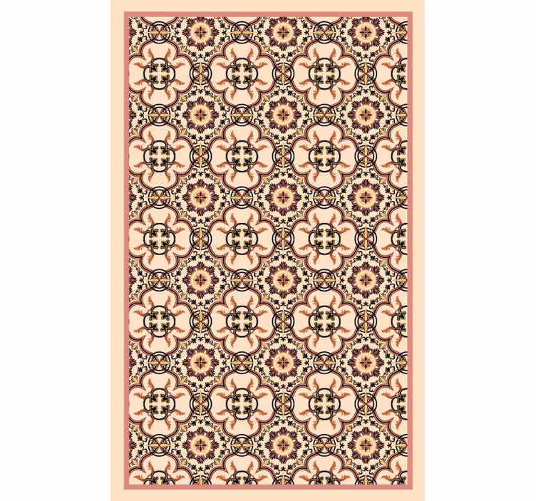 Estor enrollable habitación azulejos vintage - TenVinilo
