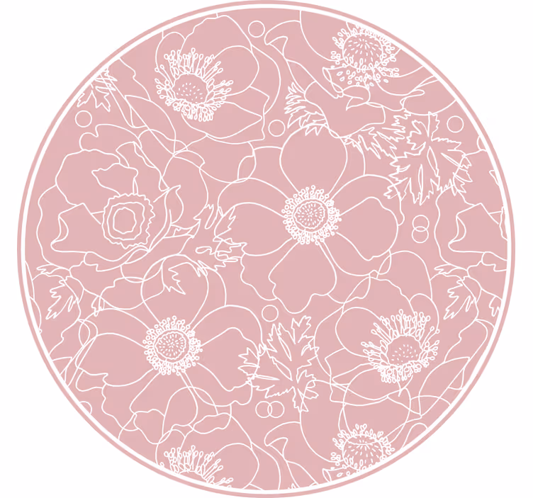 Estor enrollable habitación pintura rosa elegante - TenVinilo