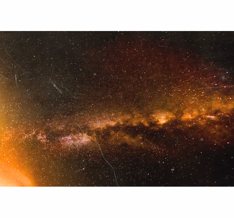 Estor enrollable salón lluvia cósmica en el espacio - TenVinilo