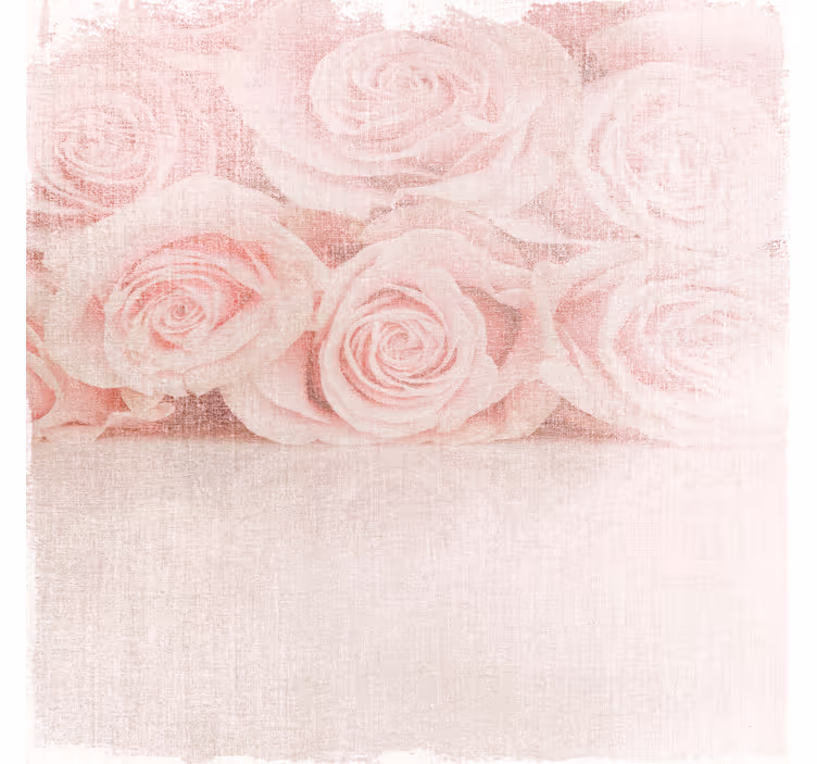 Estor enrollable salón rosas rosa claro estilo vintage - TenVinilo