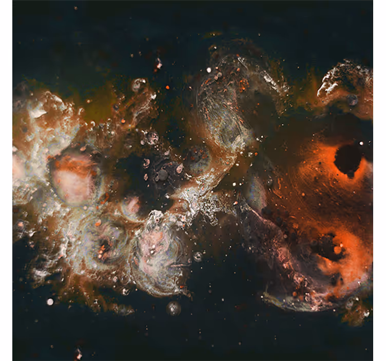 Estor enrollable salón vista hermosa galaxia vía láctea - TenVinilo