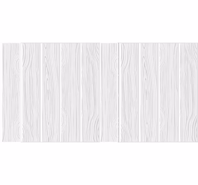 Estor enrollable blanco imitación suelo de madera - TenVinilo