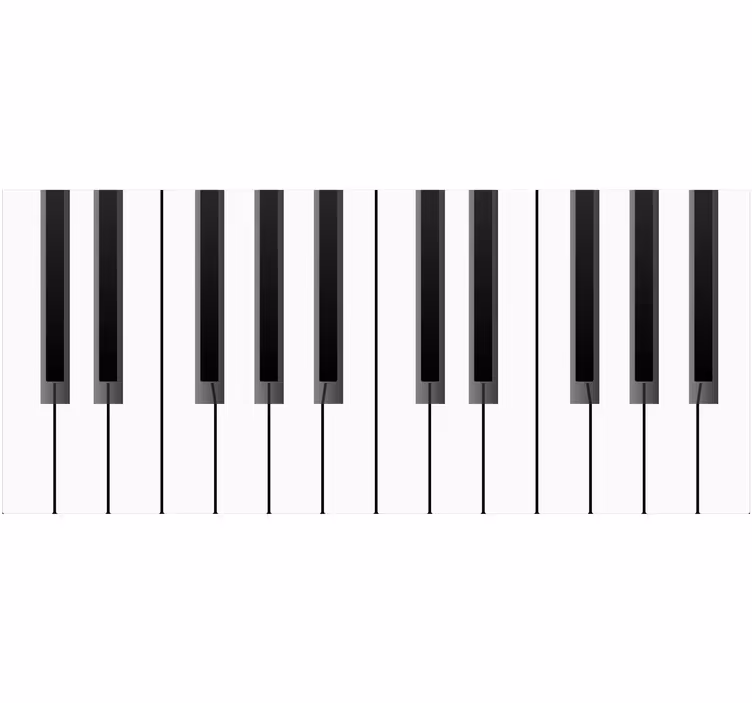 Estor enrollable blanco piano grande - TenVinilo