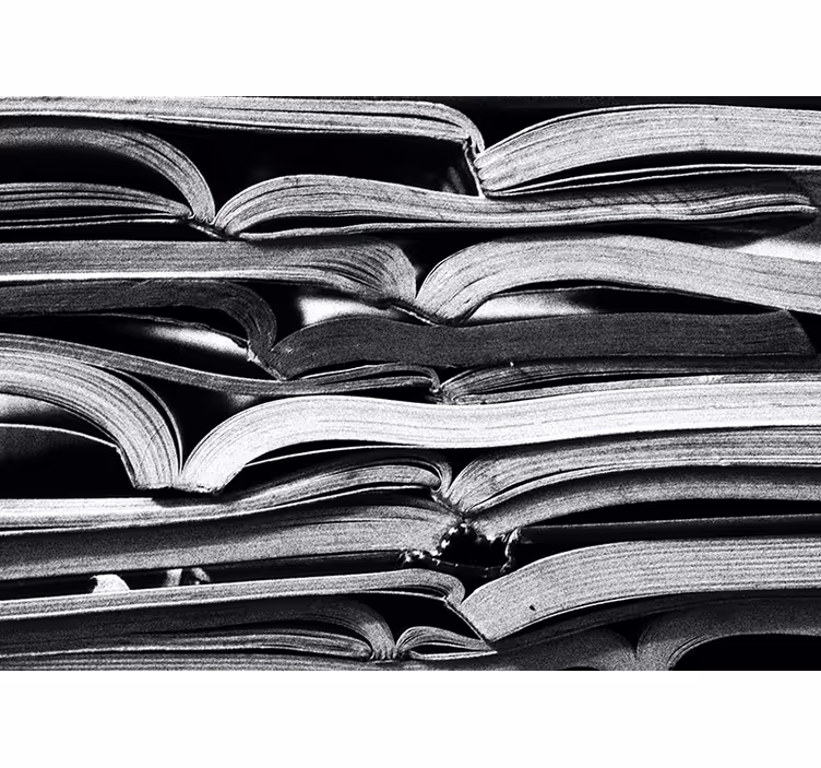Estor enrollable habitación libro abierto - TenVinilo