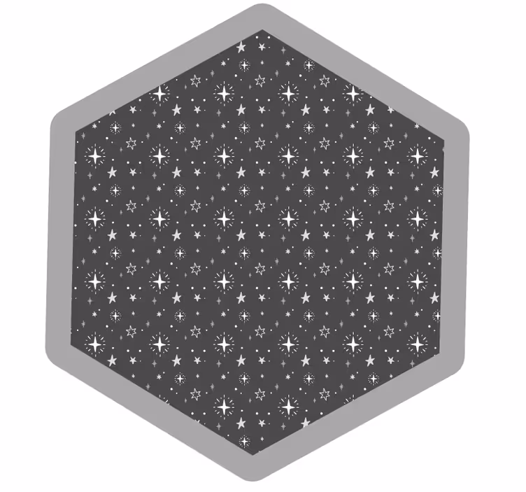 Estor enrollable gris estrellas infantiles lavadas - TenVinilo