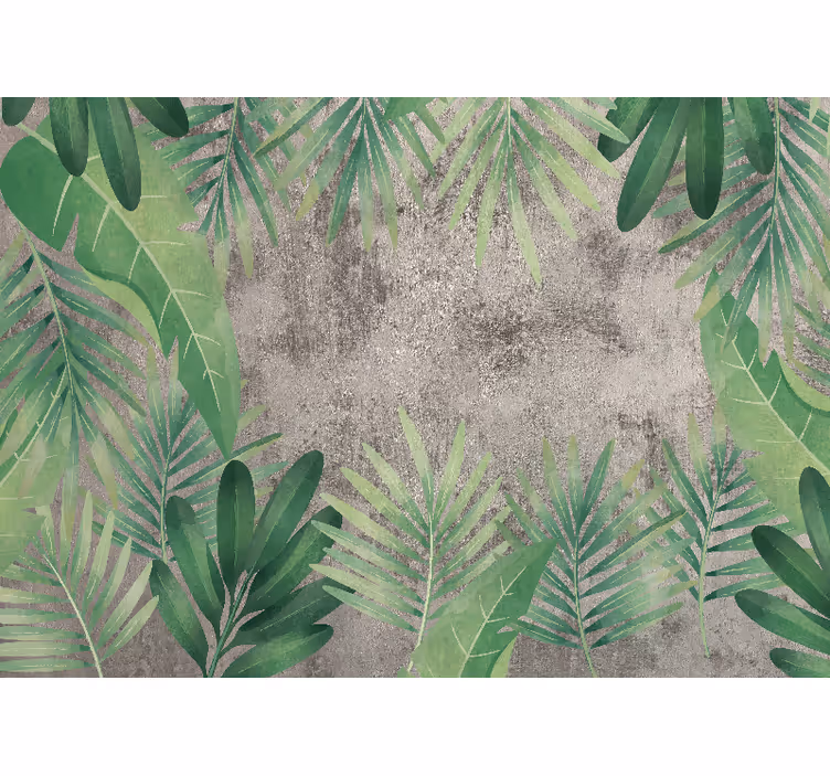 Estor enrollable habitación plantas tropicales - TenVinilo