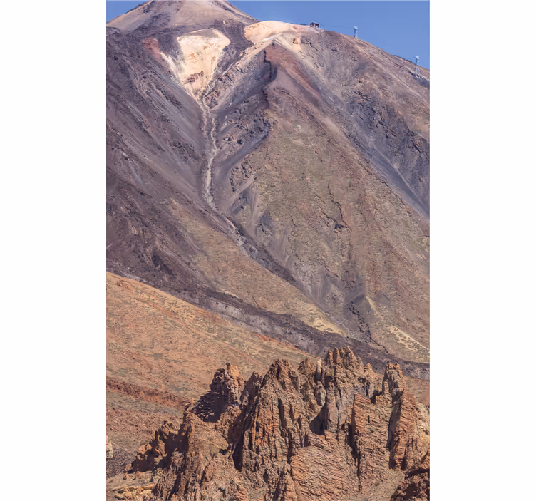 Estor enrollable salón vistas al teide - TenVinilo