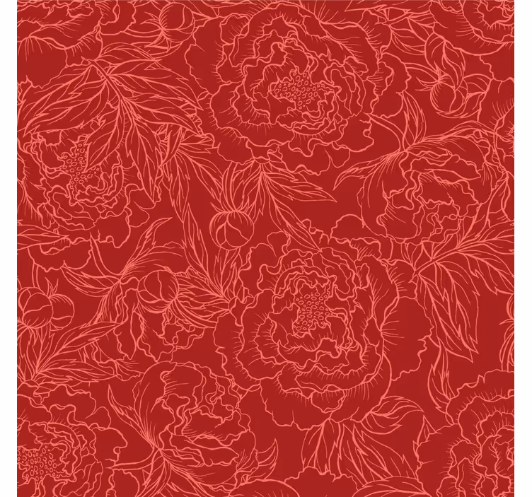 Estor enrollable habitación diseño de rosas hollywood - TenVinilo