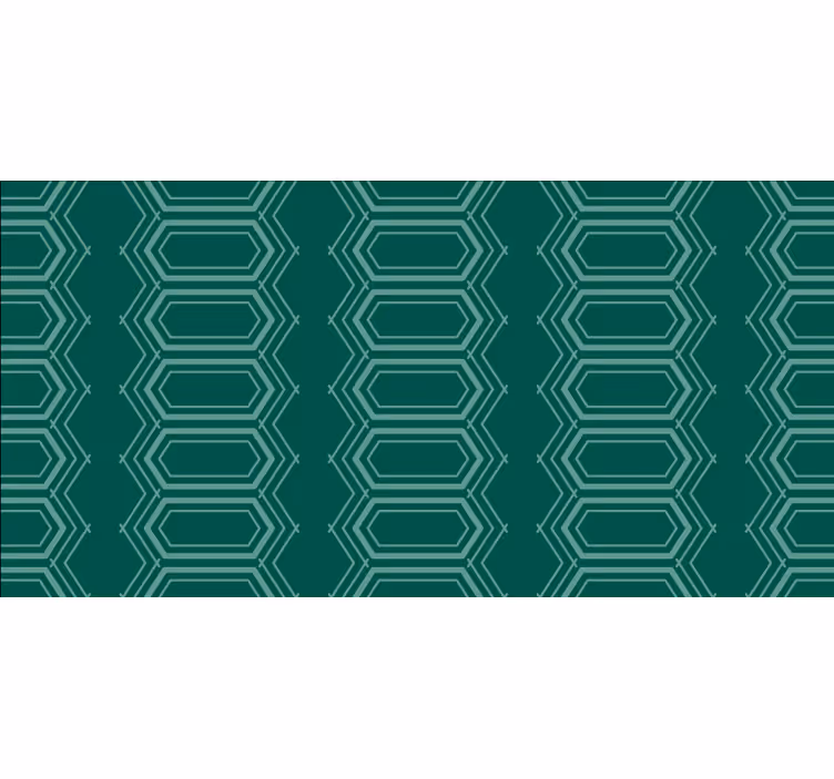 Estor enrollable habitación patrón de círculos verdes - TenVinilo
