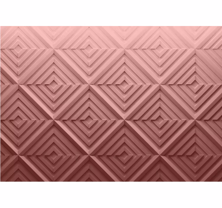 Estor enrollable habitación abstracción geométrica rosa - TenVinilo