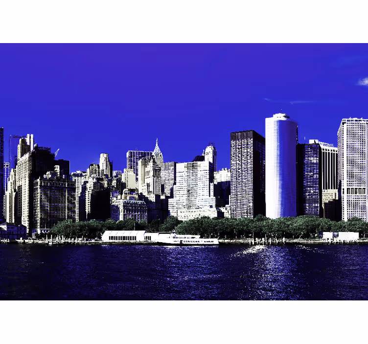 Estor enrollable habitación rascacielos en manhattan - TenVinilo