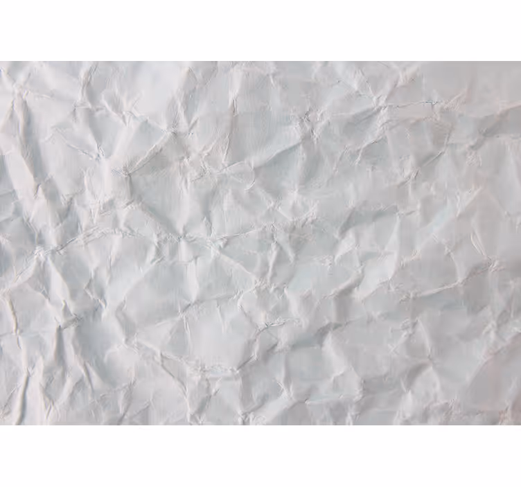 Estor enrollable blanco textura de papel arrugado - TenVinilo