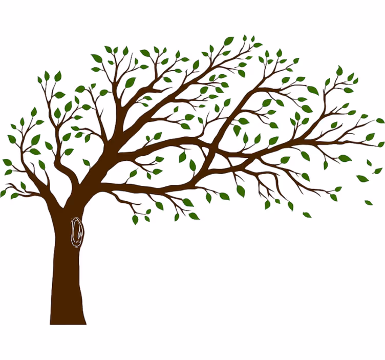 Estor enrollable blanco árbol colorido de la verdad - TenVinilo