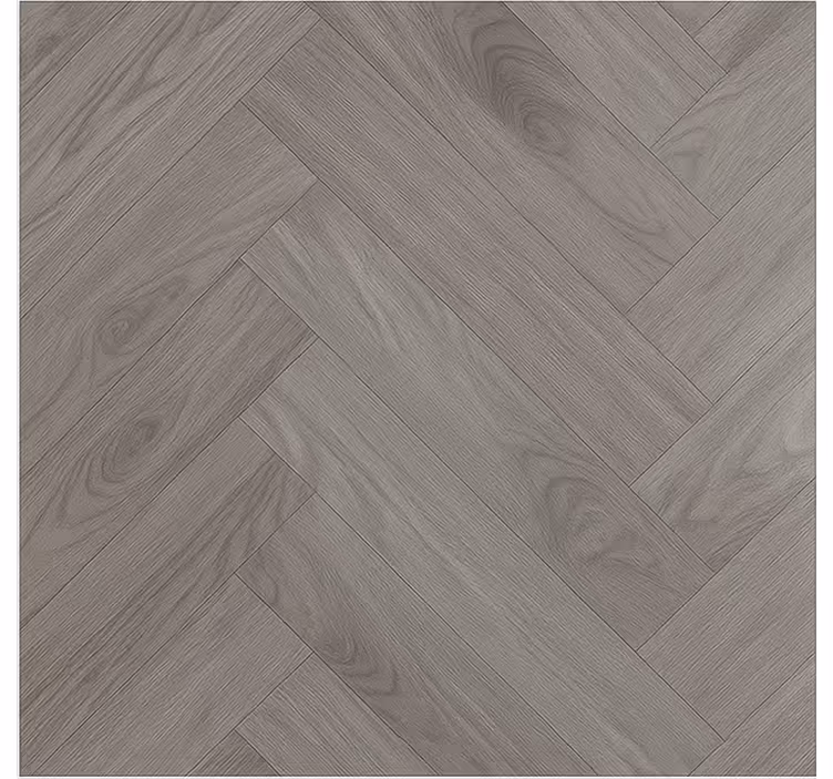 Estor enrollable salón patrón espiga taupe woodward - TenVinilo