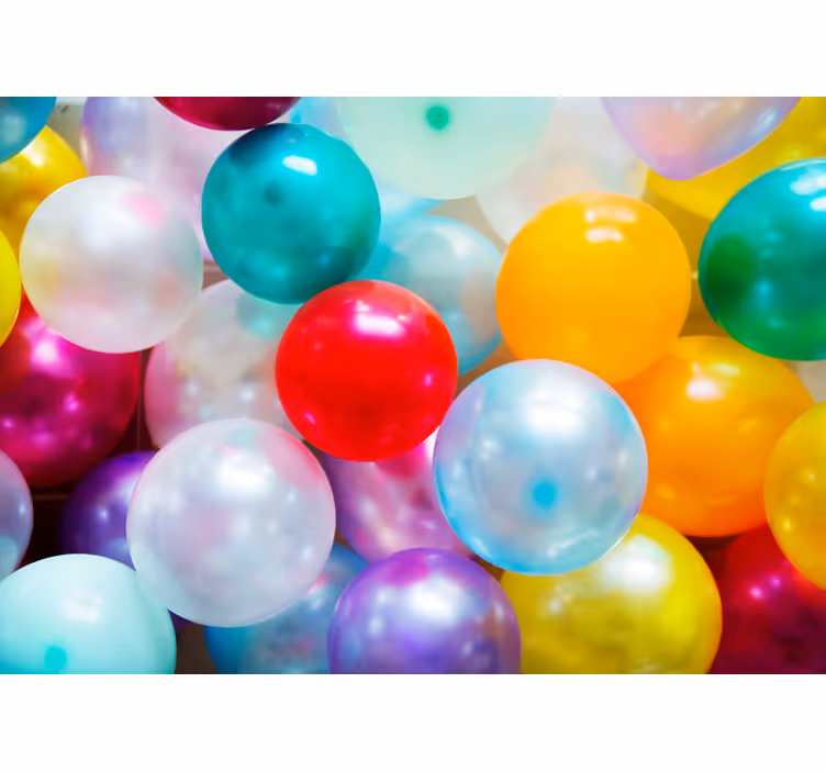 Estor enrollable infantil globos coloridos - TenVinilo