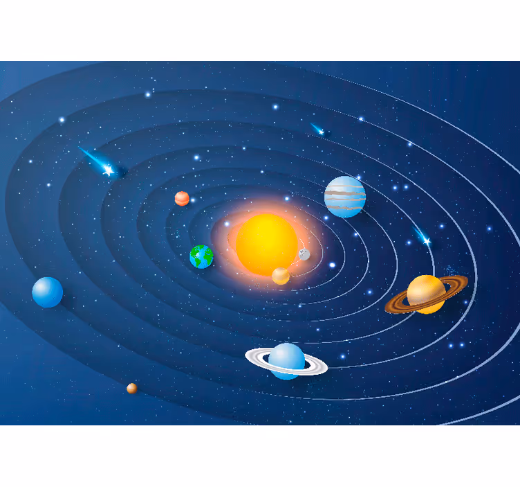 Estor enrollable infantil planetas del sistema solar - TenVinilo