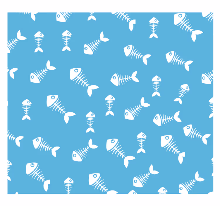 Estor enrollable infantil huesos de pescado - TenVinilo
