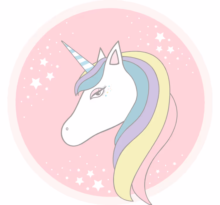 Estor enrollable infantil unicornio de dibujos fabulosos - TenVinilo