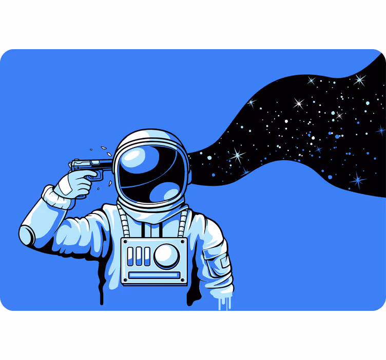 Estor enrollable infantil astronautas bajo presión - TenVinilo