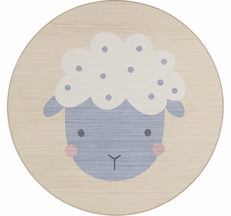 Estor enrollable infantil ovejita beige - TenVinilo
