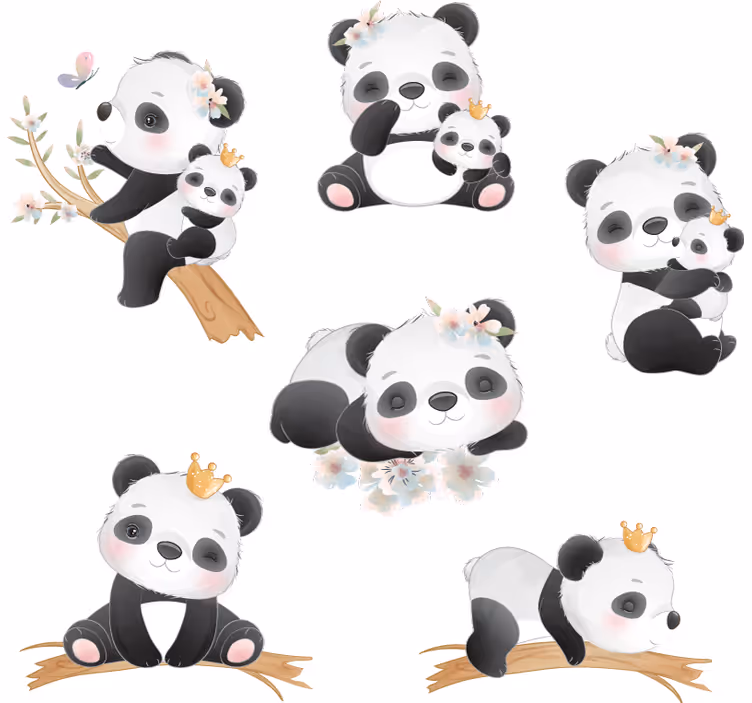 Estor enrollable infantil vida de panda - TenVinilo