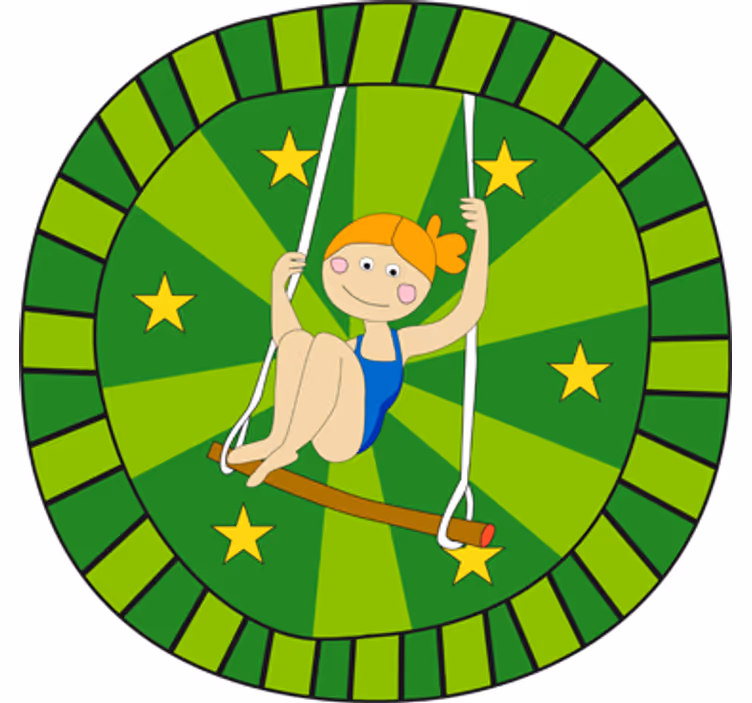 Estor enrollable infantil berta en el circo - TenVinilo