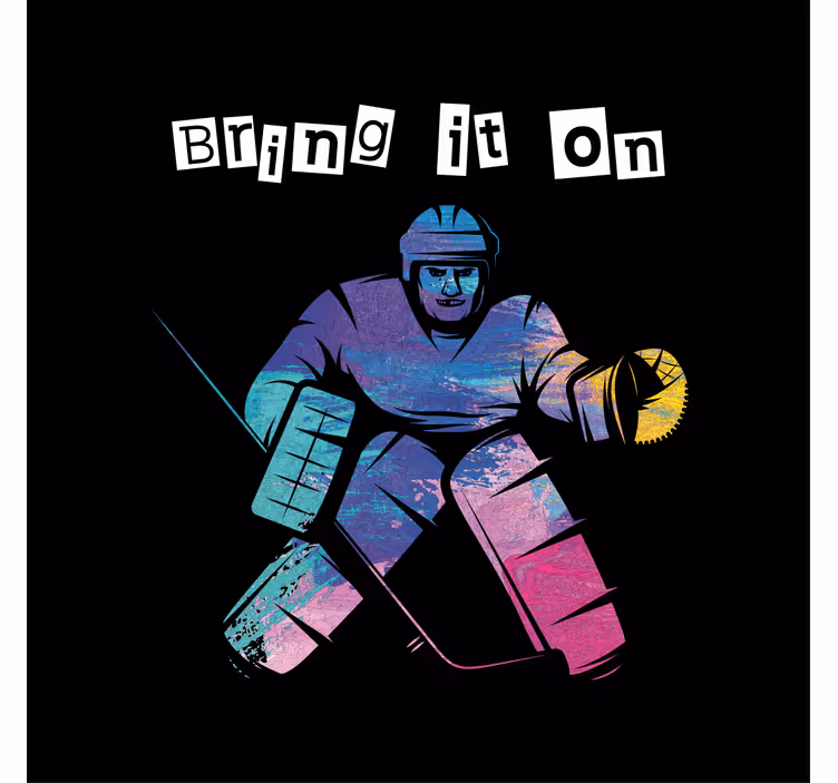 Estor enrollable infantil hockey sobre hielo - TenVinilo