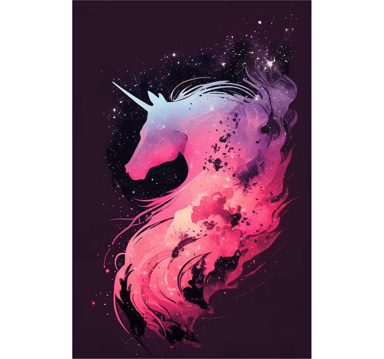 Estor enrollable infantil unicornio galáctico - TenVinilo