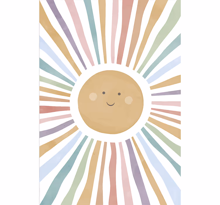 Estor enrollable infantil sol feliz - TenVinilo