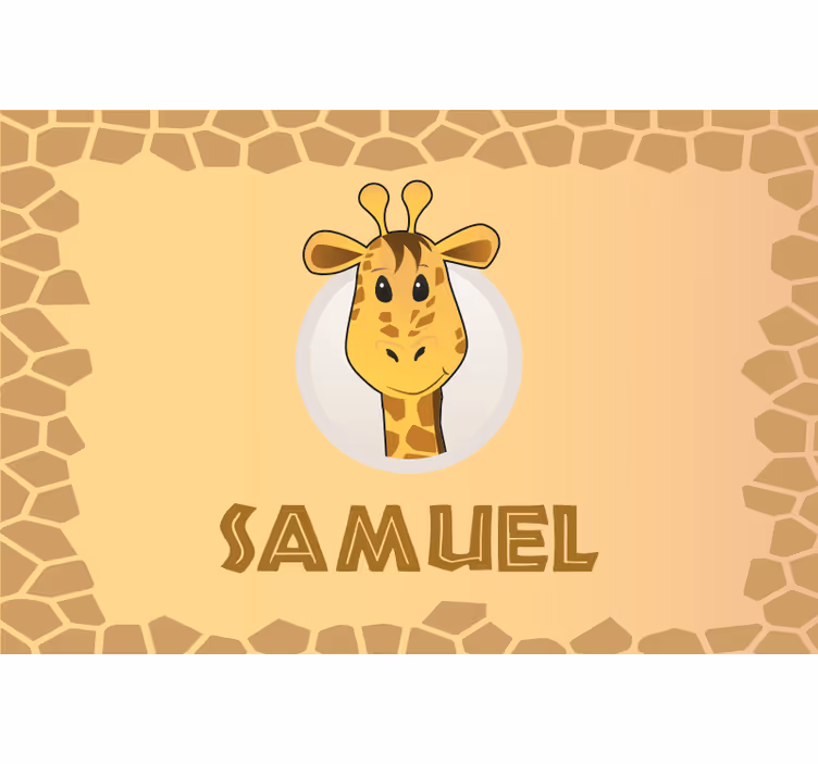 Estor enrollable infantil nombre personalizable - TenVinilo