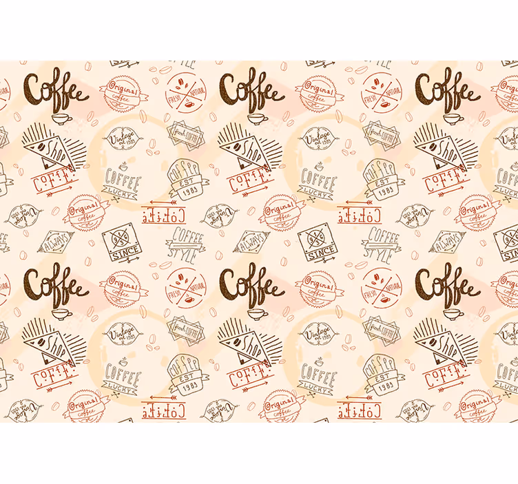 Estor enrollable cocina poster mural café - TenVinilo