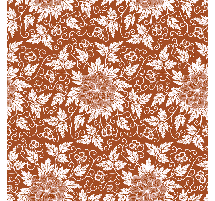 Estor enrollable cocina azulejo paisley floral - TenVinilo