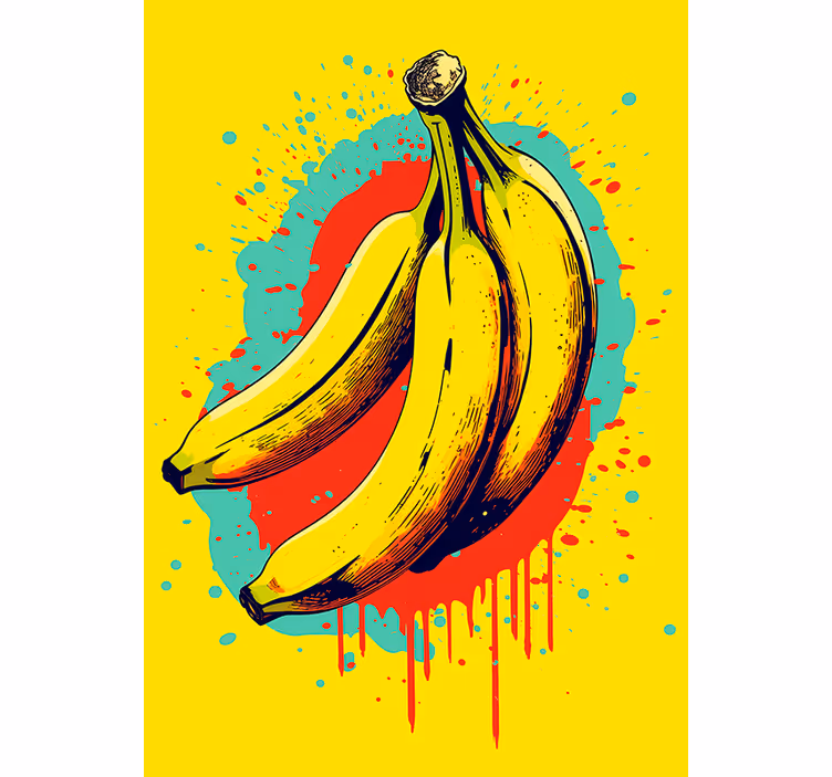 Estor enrollable cocina tres plátanos - TenVinilo