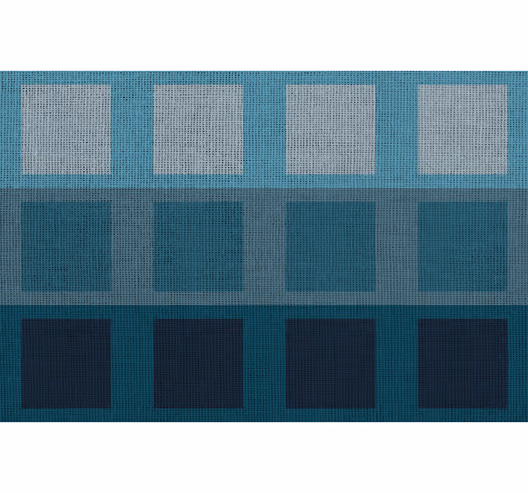 Estor enrollable azul mantel individual moderno azul - TenVinilo