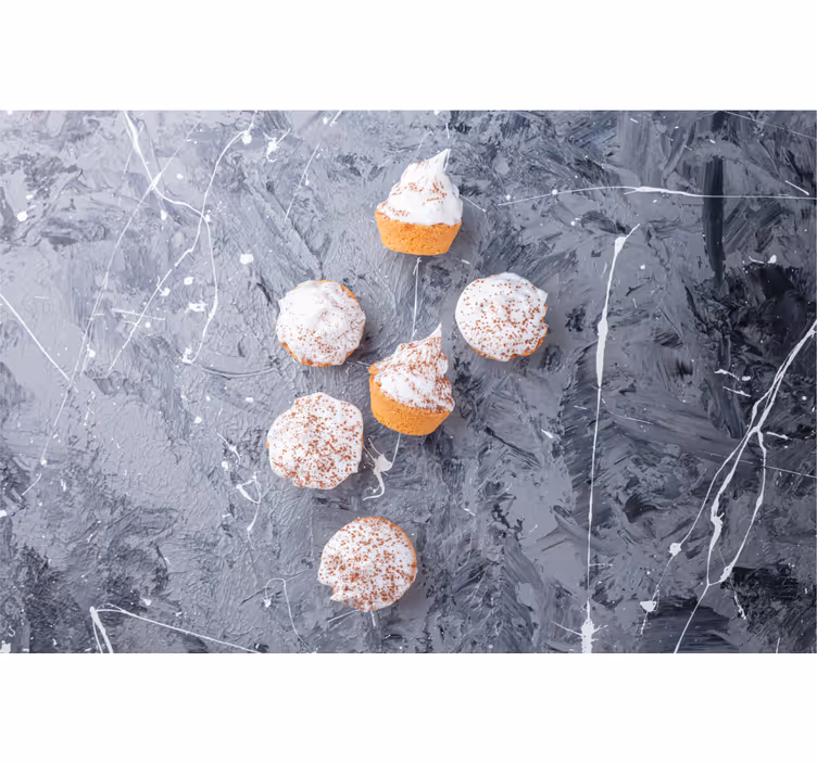 Estor enrollable gris cupcakes cremosos - TenVinilo