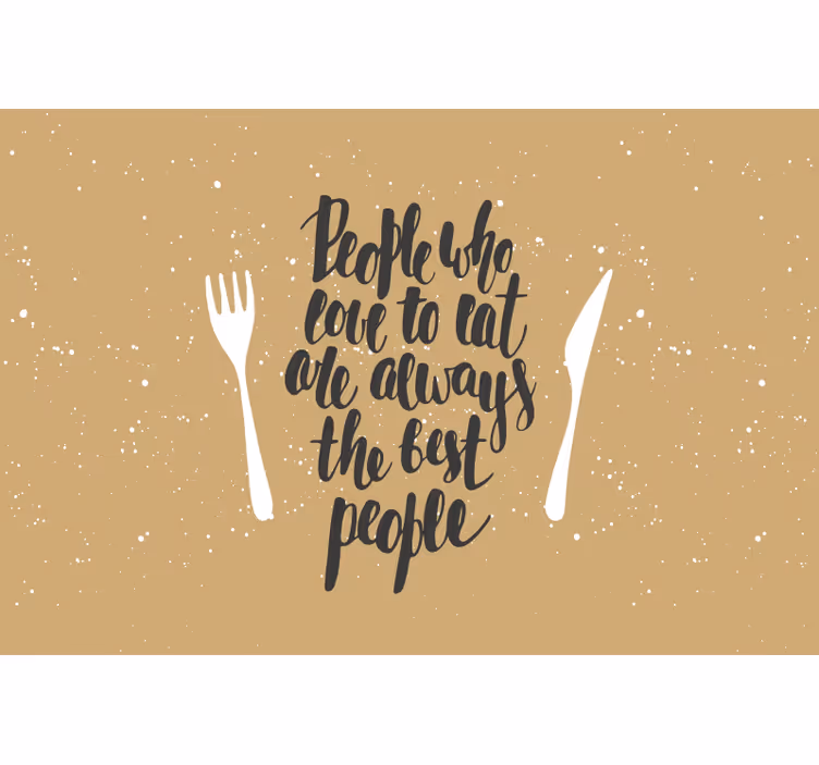 Estor enrollable beige los que aman comer son los mejores - TenVinilo