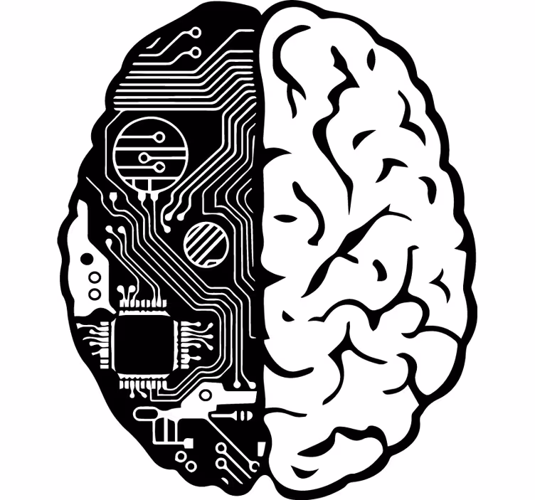 Estores enrollable oficina cerebro técnico - TenVinilo
