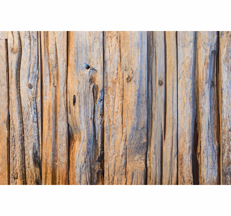 Estores enrollable oficina textura 3d troncos madera - TenVinilo