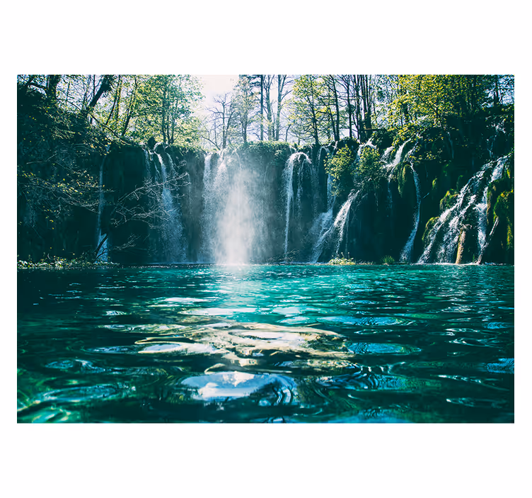 Estor enrollable habitación cascada suave - TenVinilo