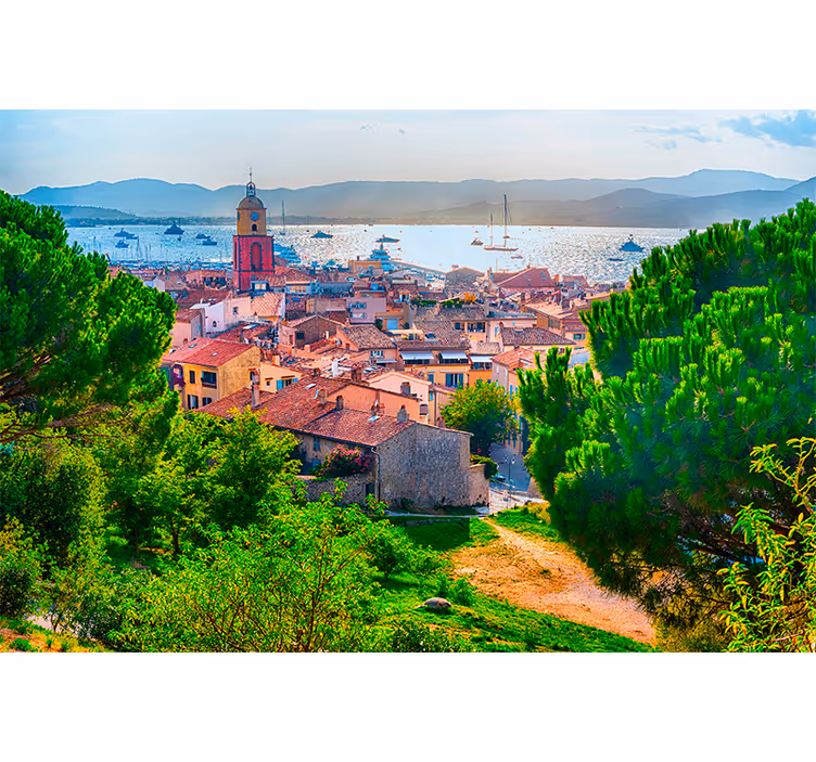 Estor enrollable salón saint-tropez - TenVinilo