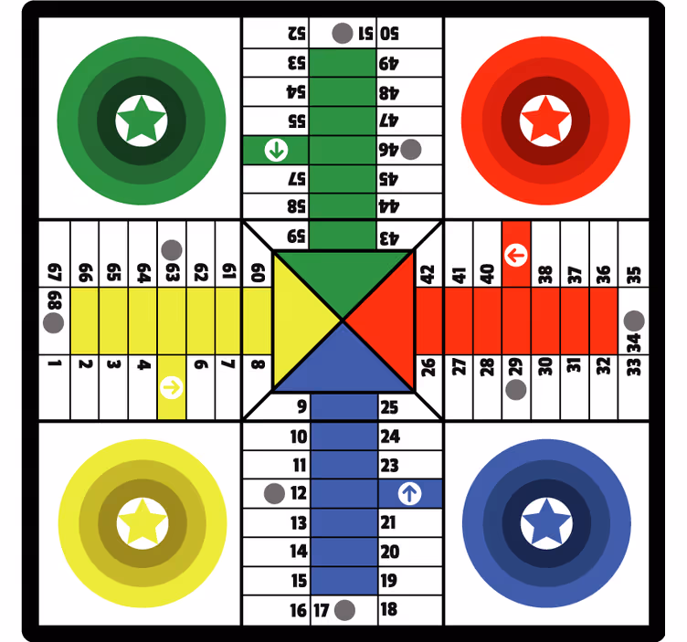 Estor enrollable infantil parchís hame - TenVinilo