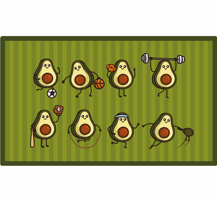 Estor enrollable infantil aguacates anime - TenVinilo