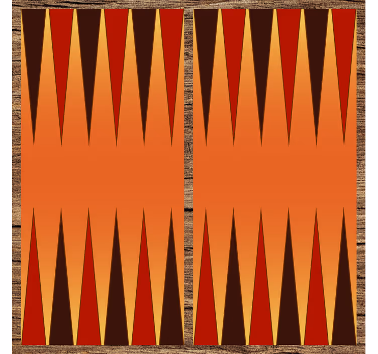 Estor enrollable infantil alfombra vinílica backgammon - TenVinilo