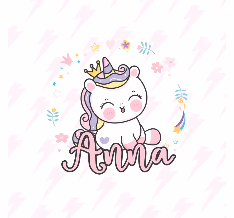 Estor enrollable infantil unicornio bebé precioso - TenVinilo