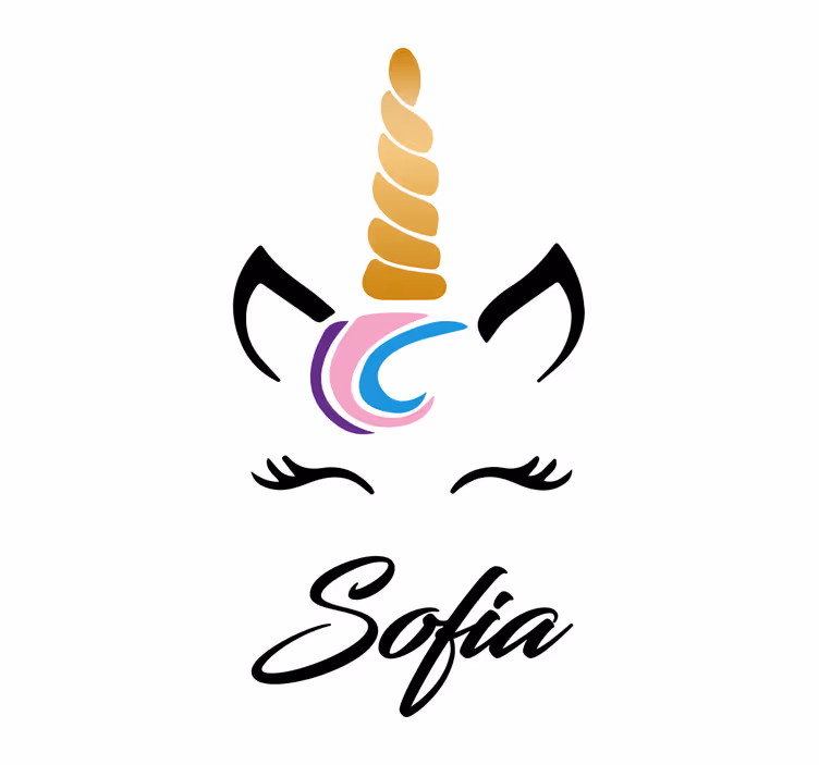 Estor enrollable infantil unicornio personalizado - TenVinilo