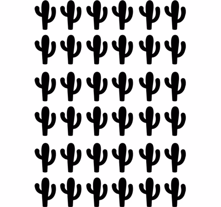 Estor enrollable juvenil sticker cactus - TenVinilo