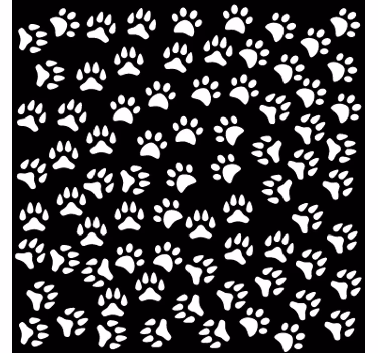 Estor enrollable juvenil huellas de animales - TenVinilo