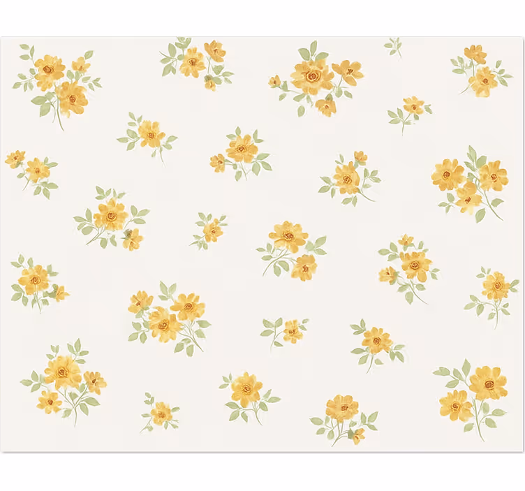 Estor enrollable blanco floral chintz delicado - TenVinilo