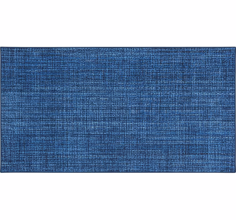 Estor enrollable textura efecto tela azul - TenVinilo