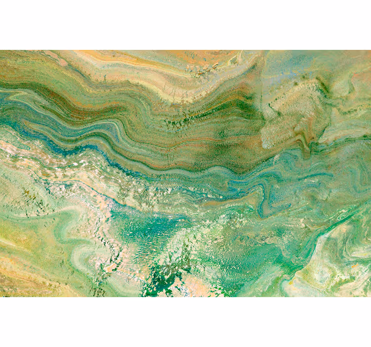 Estor enrollable textura verde y beige - TenVinilo